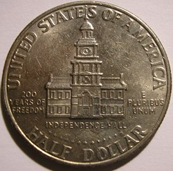Kennedy - 1976 D. Bicentenial Independence 1776-1976 (ex.2)
