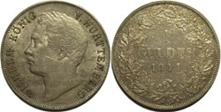 Wilhelm I - 1 Gulden 1841 - Kingdom of Württemberg