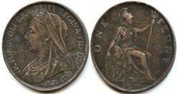 Victoria - One Penny 1900 - Kingdom of Great Britain