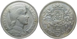 Latvia, Republic of - 5 Lati 1931