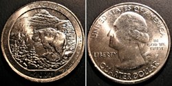 Glacier National Park - 2011 P Quarter Dollar - Montana State