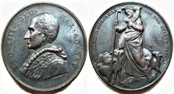 Pape Léon XIII - Médaille 1902, Le Bon Pasteur