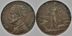 1912 Regno d'Italia, 5 Centesimi, Roma - Vittorio Emanuele III