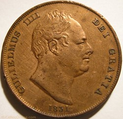 William IV - Penny 1831 Kingdom of Great Britain