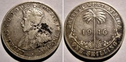George V - 1 Shilling 1916 - West Africa