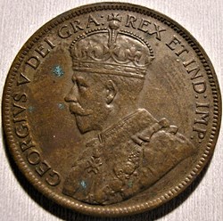 George V - 1 Cent 1917