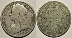 Victoria - Half Crown 1895 - Kingdom of Great Britain