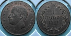 1908 Regno d'Italia, Centesimo, Roma - Vittorio Emanuele III