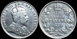 Edward VII - 10 Cents 1905