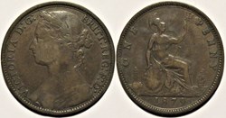 Victoria - One Penny 1879 - Kingdom of Great Britain