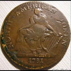 1781 HalfPenny, Commerce - North America Token