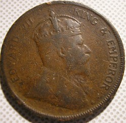 Edward VII - One Cent 1908 - Straits Settlements, Malaysia