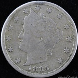 1885 5 Cents