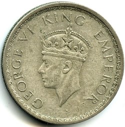 George VI - Half Rupee 1942 Bombay - British India