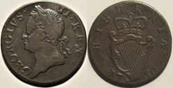 George II - Farthing 1760 Ireland