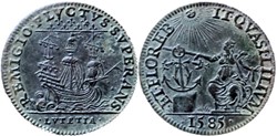 Henri III - 1585, Jeton de compte de l'Administration Municipale de Paris