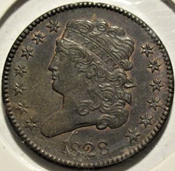 1828 Classic Head Half Cent