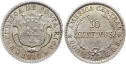 Costa Rica - 10 Céntimos 1914