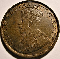 George V - 1 Cent 1912