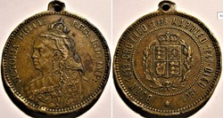 Queen Victoria - Medalet souvenir