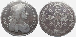 Charles II - One Crown 1681 Kingdom of England