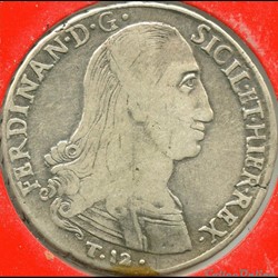 1798 Royaume de Sicile 12 Tari - Ferdinando III de Bourbon-Siciles