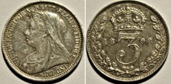 Victoria - 3 pence 1898 Kingdom of Great Britain