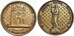 Basilique du Puy-en-Velay 1860 - Medaillon par Penin à Lyon