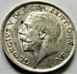 George V - One Shilling 1916 - Great Britain