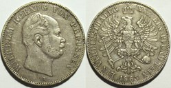 Wilhelm I - 1 Vereinsthaler 1863 - Kingdom of Prussia