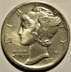 1917 Dime
