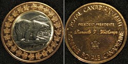 Royal Canadian Mint, Polar Bear & RCM President Danielle Wetherup medal