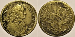 Louis XIV - Jeton c.1664 - Guerre franco-germanique contre les turcs