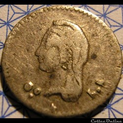 México - 1/4 Real 1849 Go - 1st. Republic