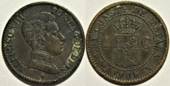 1906 - Centimo - Alfonso XIII de España