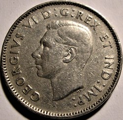 George VI - Five Cents 1939