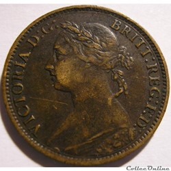 Victoria - One Farthing 1885 - Kingdom of Great Britain