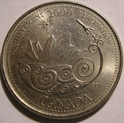 Elizabeth II - 25 Cents 2000 Achievement / Réalisation