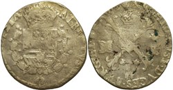 Albert & Isabella - 1/4 Patagon c.1613-16 Antwerp - Brabant, Spanish Netherlands