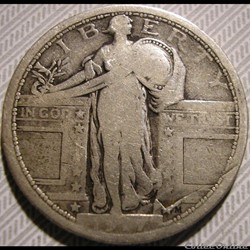 1917 Quarter Dollar - 1st Type (ex.2)