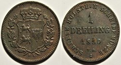 Provisional Government of Schleswig-Holstein - 1 Dreiling 1850