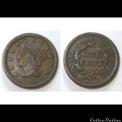 1853 One Cent