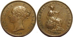 Victoria - HalfPenny 1838 - Kingdom of Great Britain (2ex.)