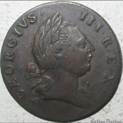 1773 Half Penny George III - Virginia