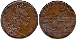 Louis XIV - 1707, Jeton, Trésor Royal