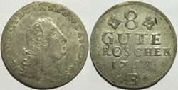 Viktor Friedrich - 8 Gute Groschen 1758 - Principality of Anhalt-Bernburg