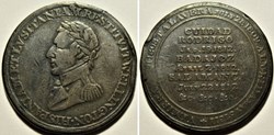 Wellington - HalfPenny 1812, Peninsular token to Salamanca