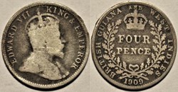 Edward VII - 4 Pence 1909 - British Guiana