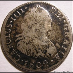 Peru - 2 Reales 1802 Lima - Carlos IV de España