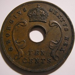 George VI - 10 Cents 1952 - East Africa